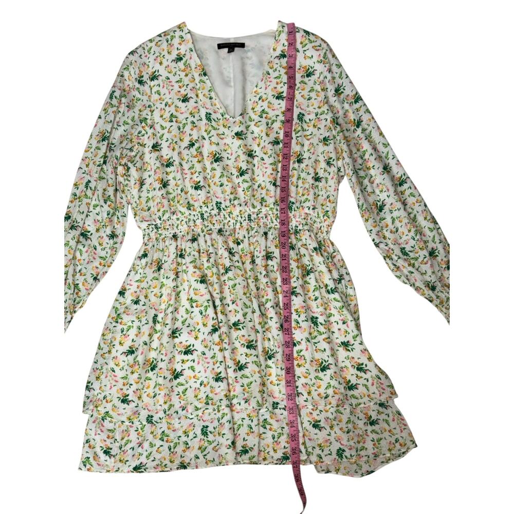 Banana Republic V-Neck Floral  Long Sleeved Dress Size XL - Picture 5 of 11